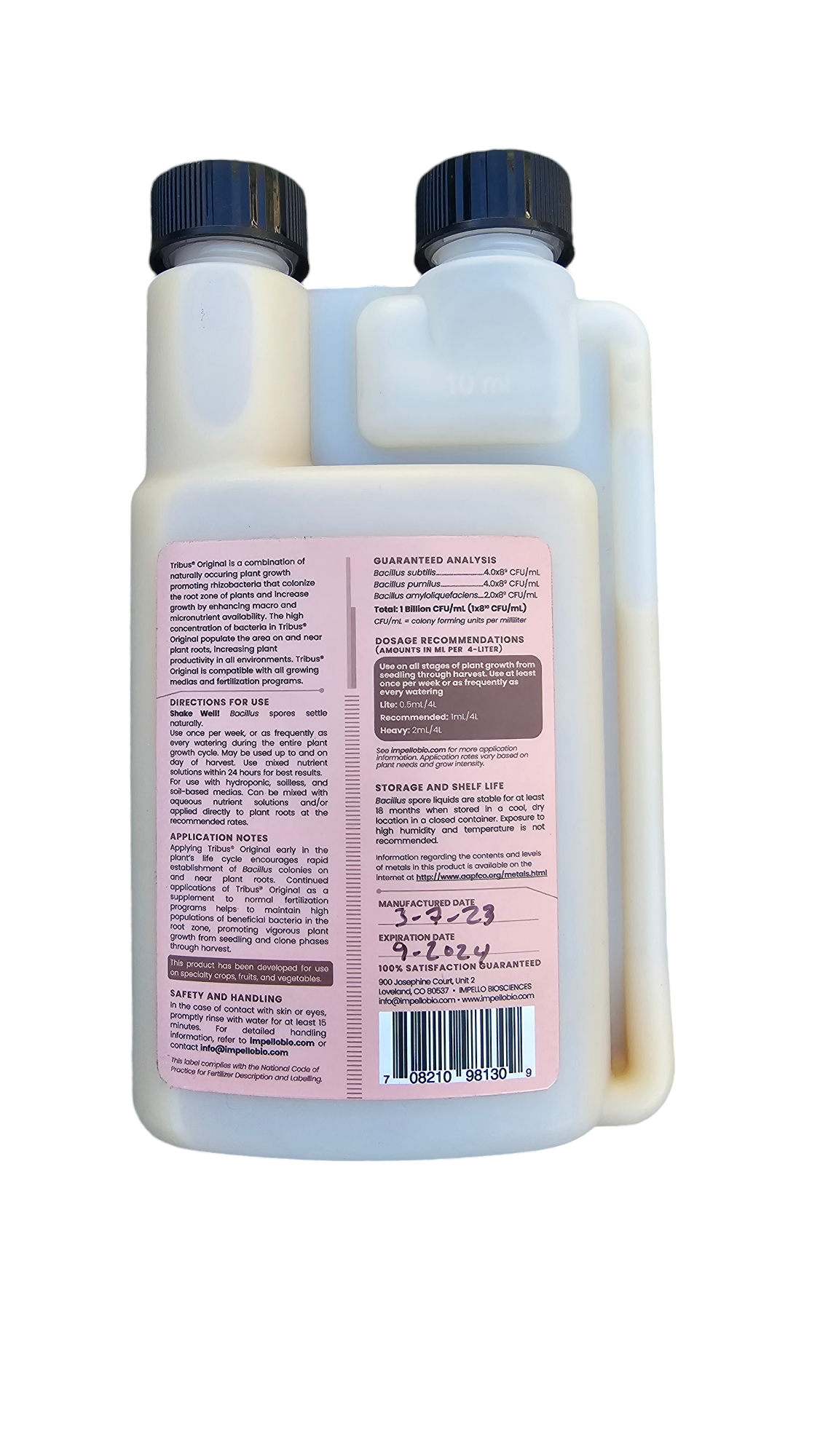 Tribus® Original is a highly concentrated blend of three growth-promoting rhizob image 1