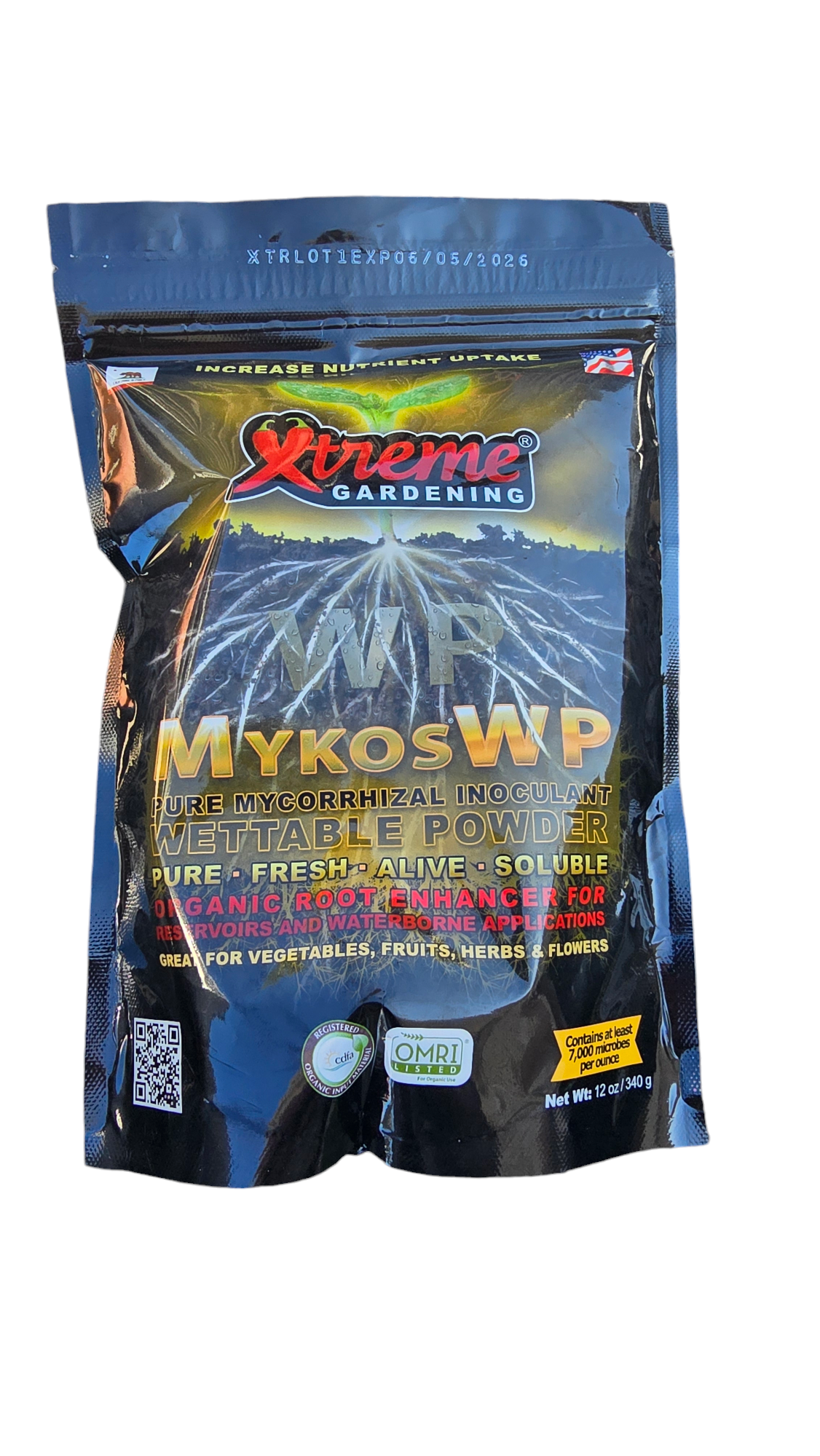 Mykos Wettable Powder - Mycorrhizal Inoculant | 340 Grams image 0